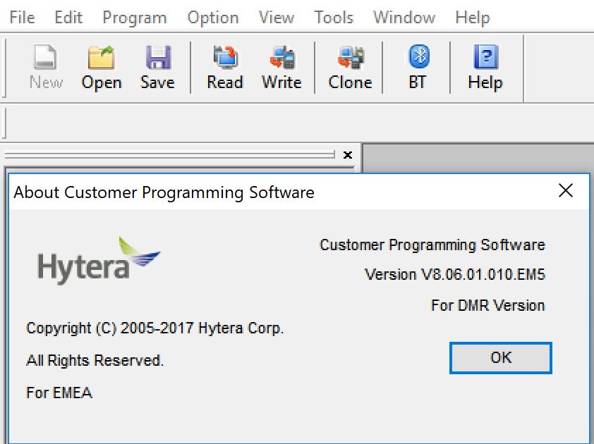 Dmr hytera programming software